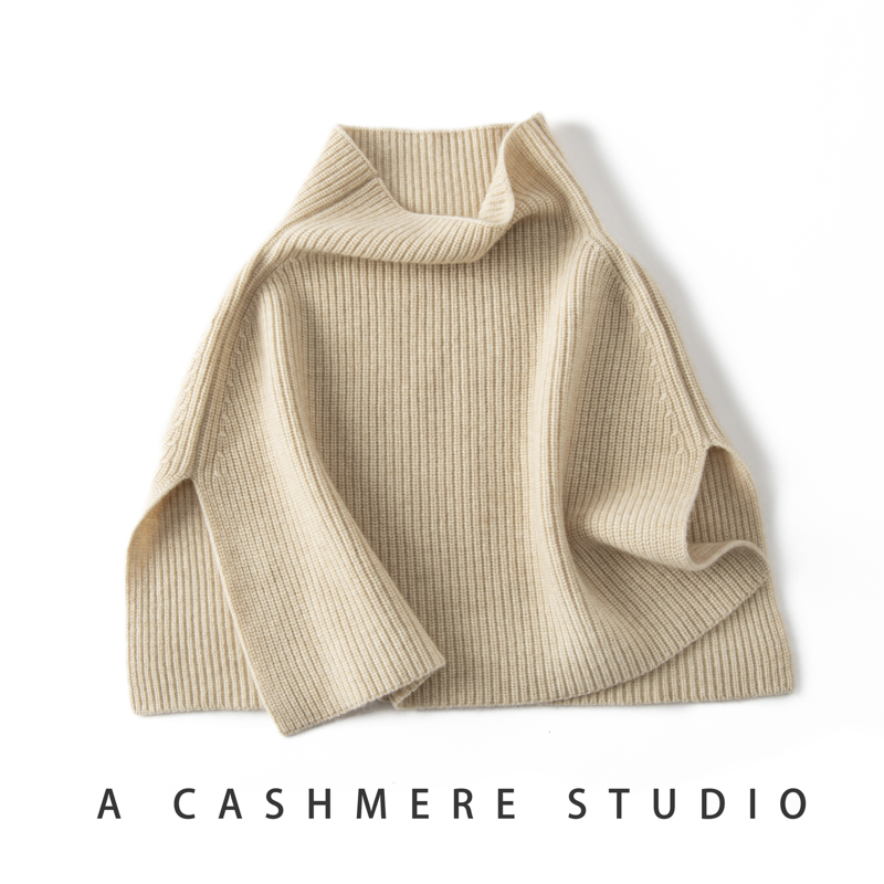 Cashmere Scarf - MERRILAMB Pullover Scarf Knitted Cashmere Shawl