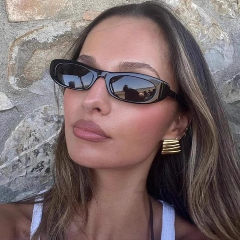Designer Sunglasses - Small Frame Oval Sunglasses Women Brand
