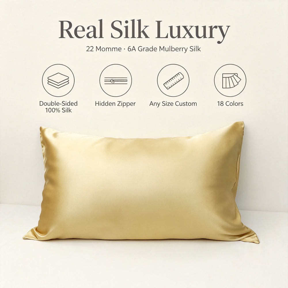 22 Momme Mulberry Silk Pillowc - огляд і ціна Silk Pillowcase