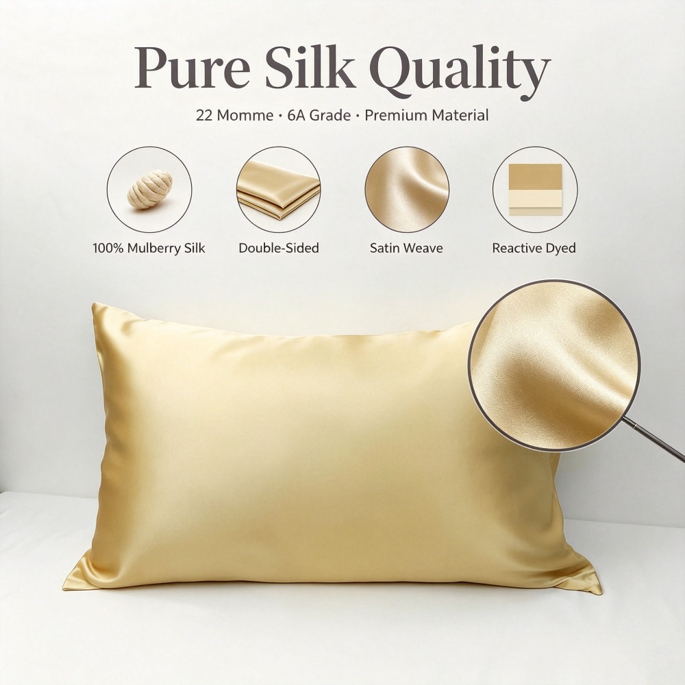 22 Momme Mulberry Silk Pillowc - огляд і ціна Silk Pillowcase