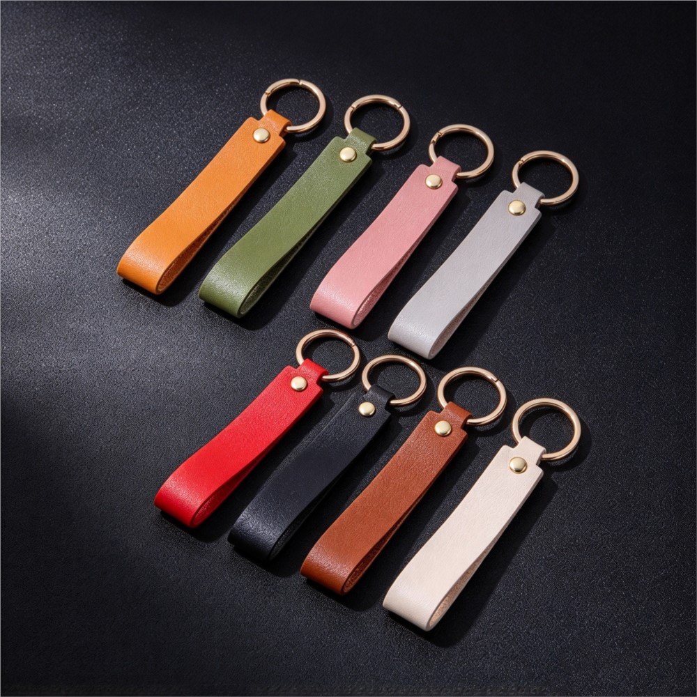 1/5pcs PU Leather Keychain Gif - огляд і ціна Leather Wallet Men