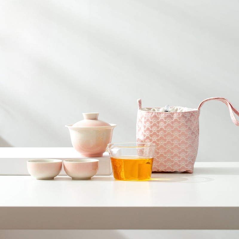 Gradient Ash Glaze Ceramic Tea - огляд і ціна Travel Luggage Set