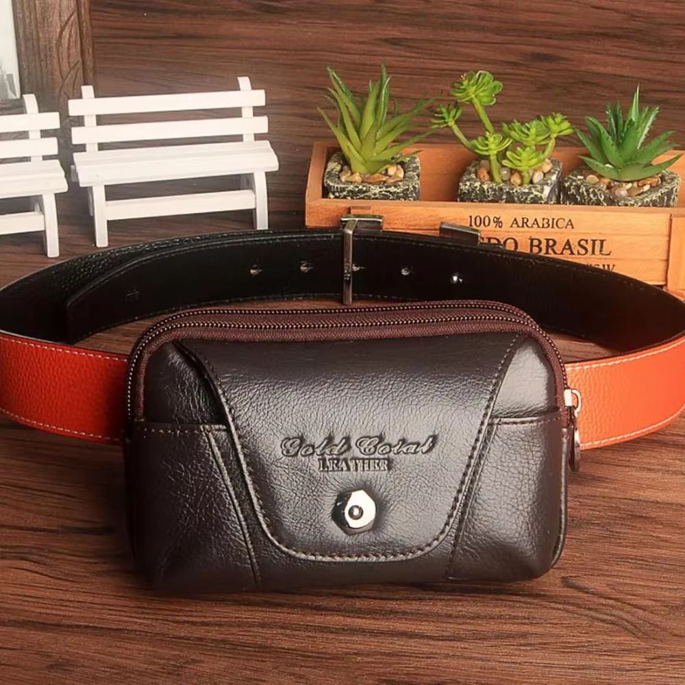 Men Genuine Leather Cell/Mobil - огляд і ціна Leather Wallet Men