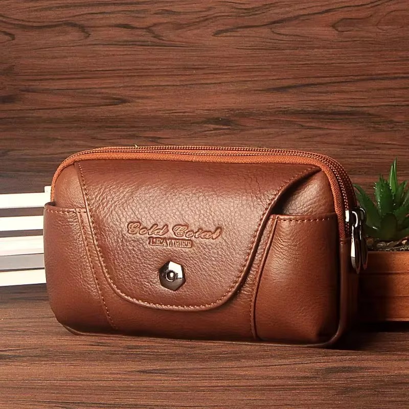 Men Genuine Leather Cell/Mobil - огляд і ціна Leather Wallet Men