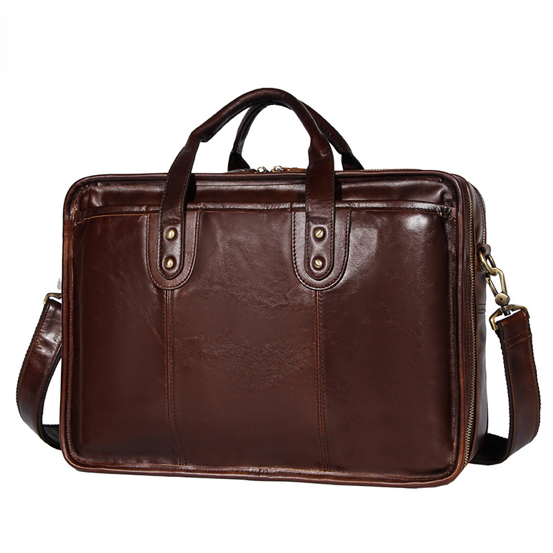 Men's Top Grain Cowhide Leathe - огляд і ціна Leather Briefcase
