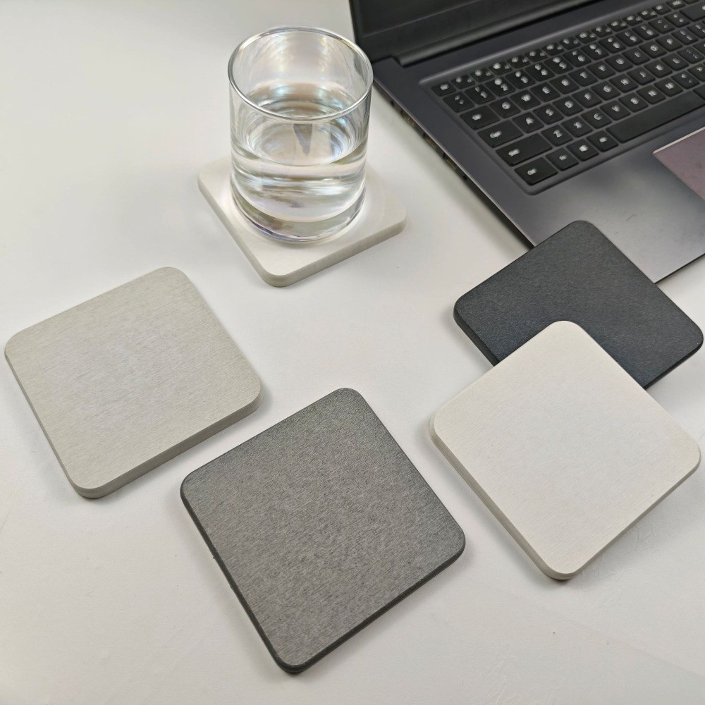 New Quick Drying Diatomite Coa - огляд і ціна Marble Coaster Set