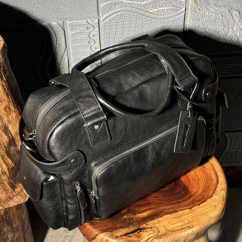 Vintage vegetable tanned leath - огляд і ціна Travel Luggage Set