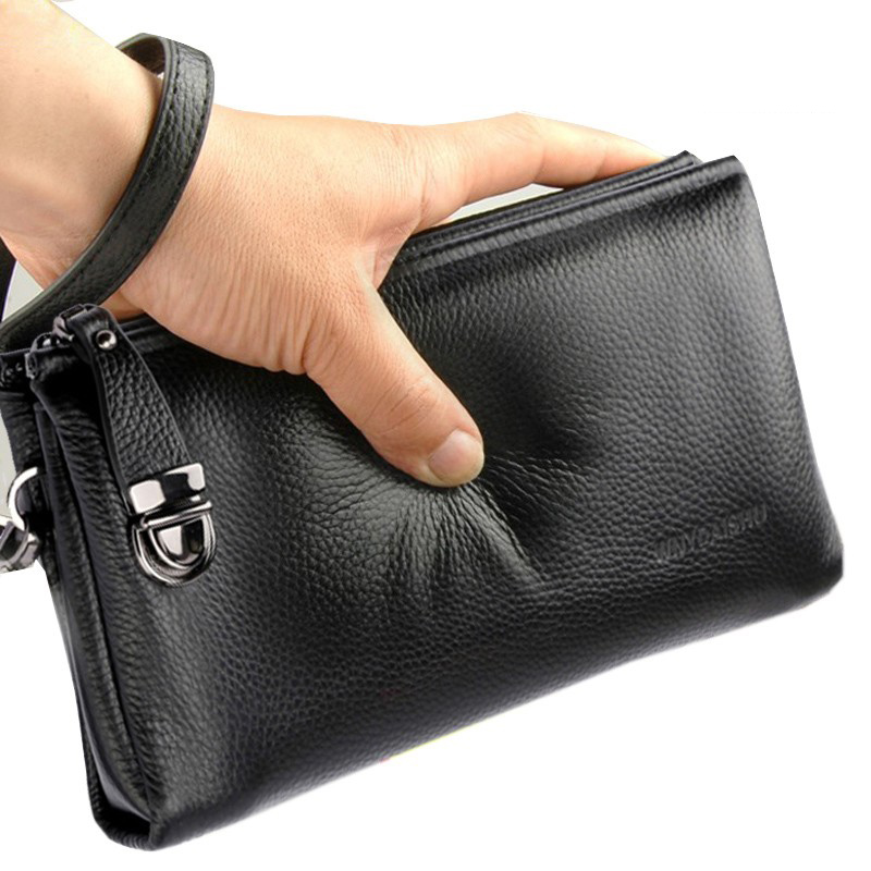 2025 Hand Bag Men Real Cowhide - огляд і ціна Leather Wallet Men
