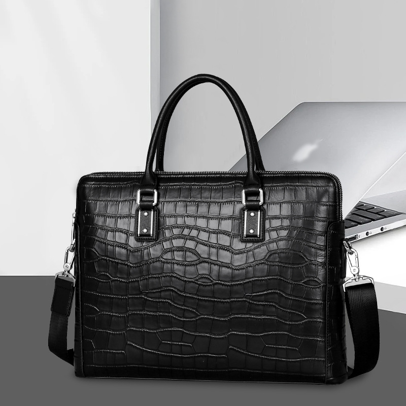 New Genuine Leather Men's Brie - огляд і ціна Leather Briefcase