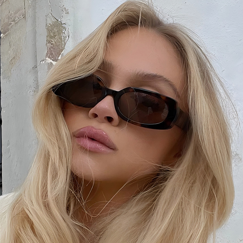 1pcs Light Luxury Rectangle Su - огляд і ціна Designer Sunglasses