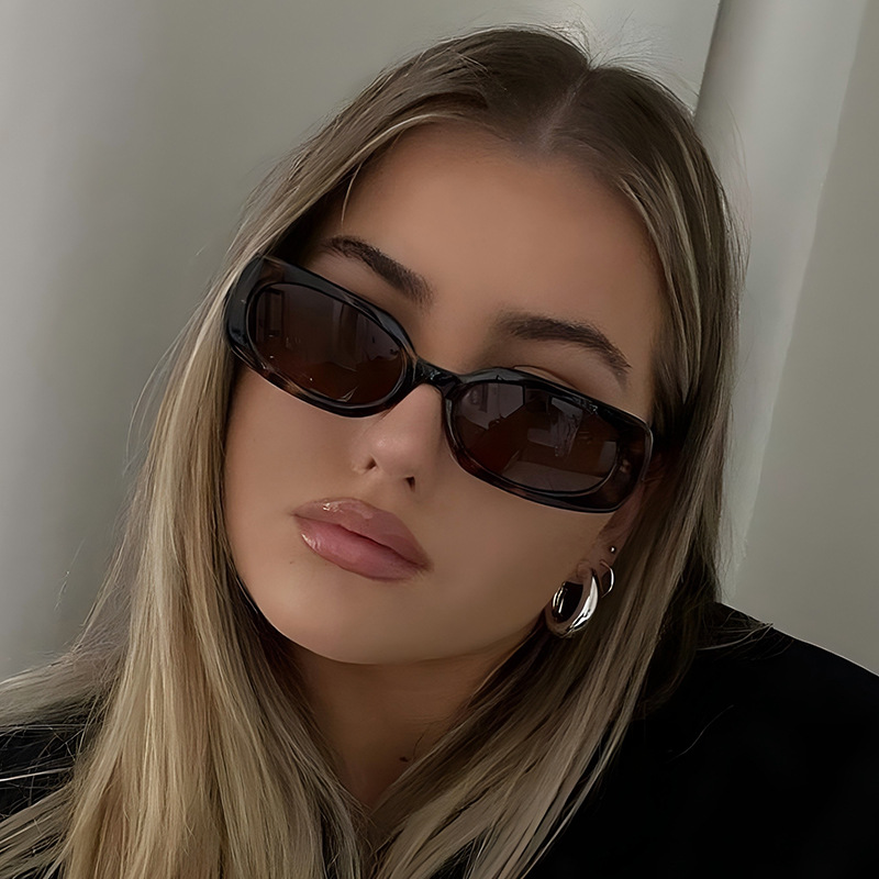 1pcs Light Luxury Rectangle Su - огляд і ціна Designer Sunglasses